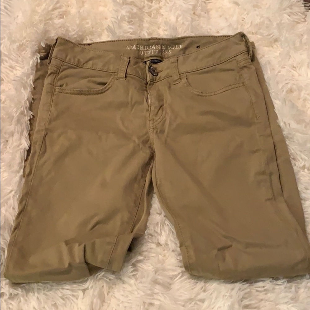 American eagle khaki jegging